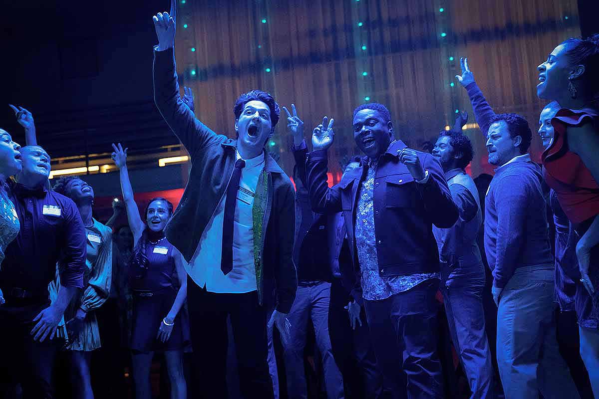 Ben Schwartz and Sam Richardson in “The Afterparty,” premiering January 28, 2022 on Apple TV+.