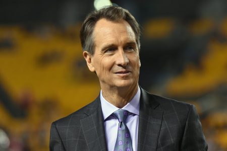 Cris Collinsworth of NBC Sports on "Sunday Night Football."