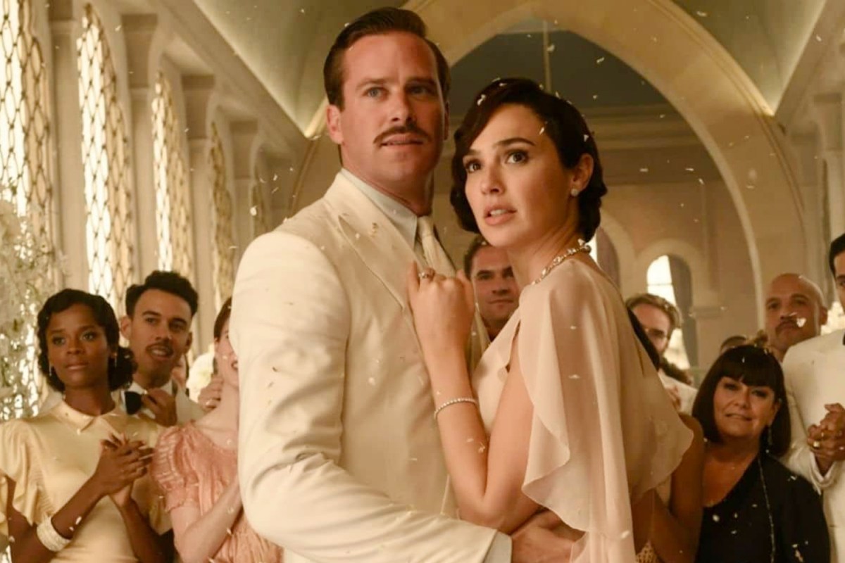Armie Hammer in "Death on the Nile" — but you wouldn't know the disgraced actor was in the film if you saw the trailer