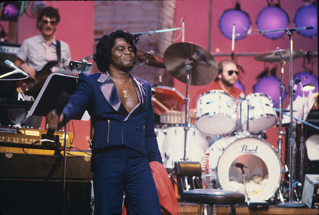 James Brown performing