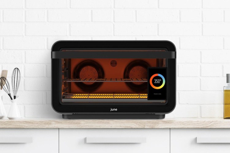 A June Oven on a kitchen countertop