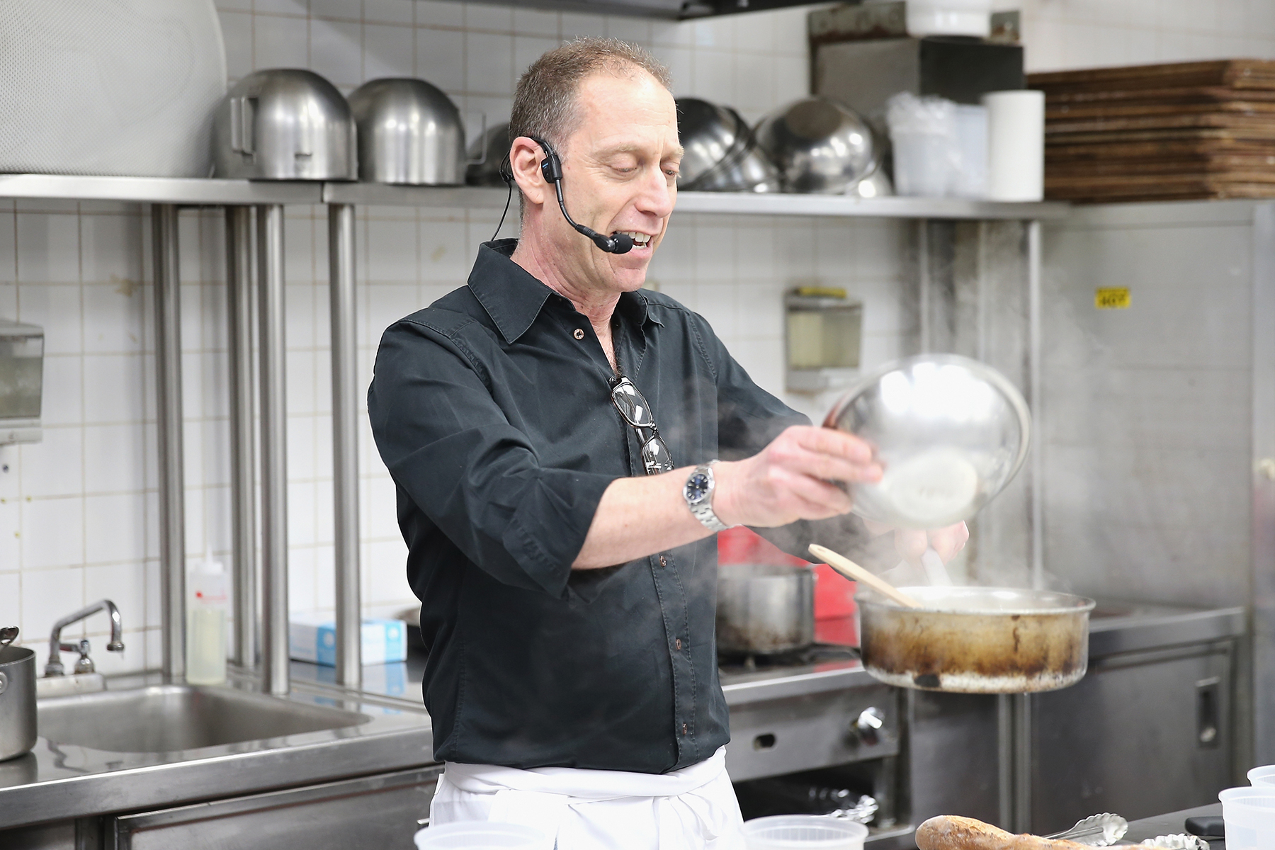 Chef David Lebovitz speaks at the the New York Culinary Experience in 2015