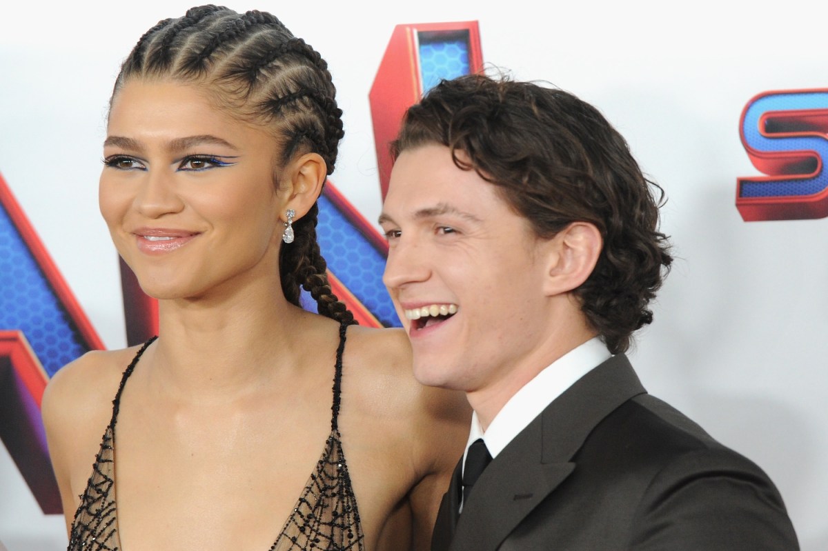 Zendaya and Tom Holland attend Sony Pictures' "Spider-Man: No Way Home" Los Angeles Premiere held at The Regency Village Theatre on December 13, 2021 in Los Angeles, California. A recent study suggests short men, like Holland, may have more sex than tall ones.