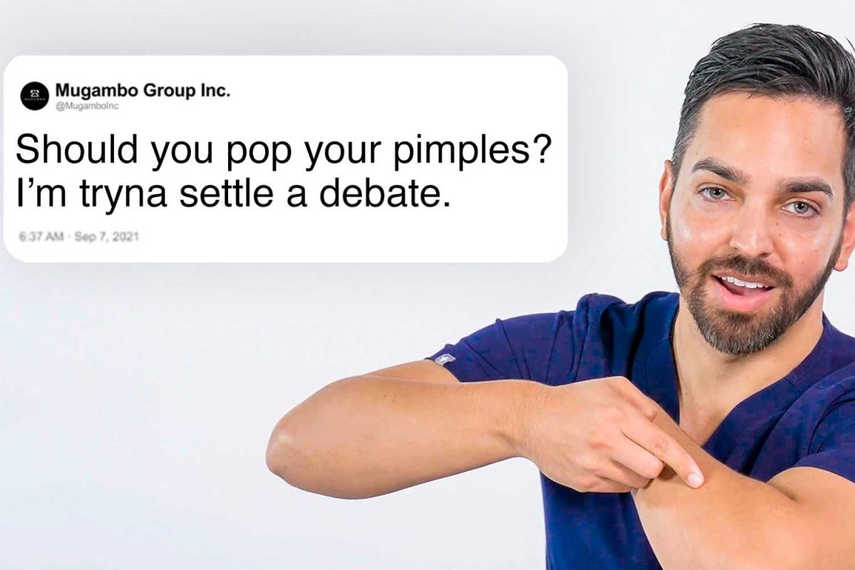 Should You Pop Your Pimples? Where's the Cure for Hair Loss? A  Dermatologist Answers the Internet's Skin Questions. - InsideHook