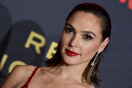 Gal Gadot attends the World Premiere of Netflix's "Red Notice" at L.A. LIVE on November 03, 2021 in Los Angeles, California.The actress recently admitted her "Imagine" video during quarantine was "tone-deaf"