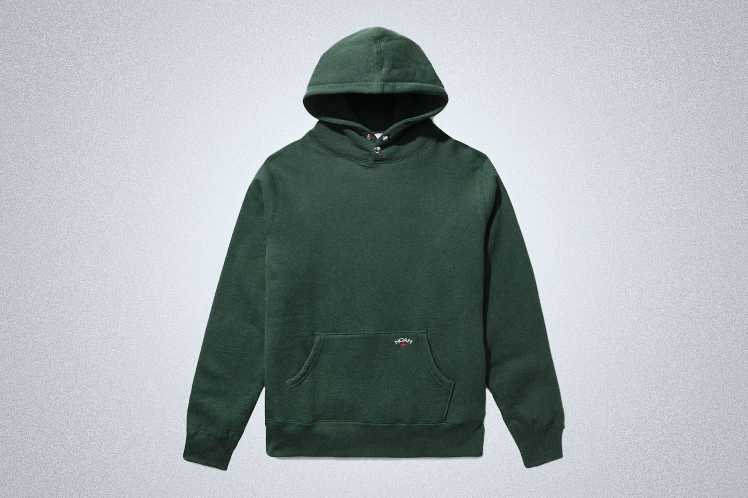 a solid green hoodie