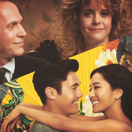Screenshots of "When Harry Met Sally" and "Crazy Rich Asians," two iconic rom-coms from the last 30 years