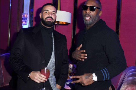 Drake and Idris Elba attend The Mod Sèlection Champagne New Years Party Hosted By Drake And John Terzian at Delilah on December 31, 2018 in Los Angeles, California. Idris Elba had the best value in celebrity-owned spirits, according to a recent survey, while Drake had one of the lowest scores.