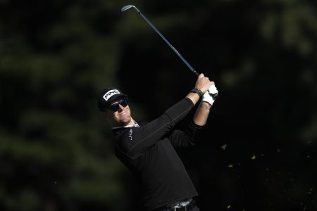 James Hart du Preez of South Africa on the 18th hole at the Bain's Whisky Cape Town Open