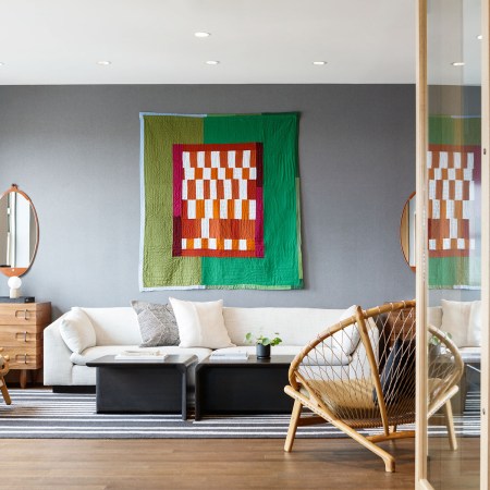 The lounge area in 714, the top-floor lobby bar at the kimpton harper hotel in fort worth