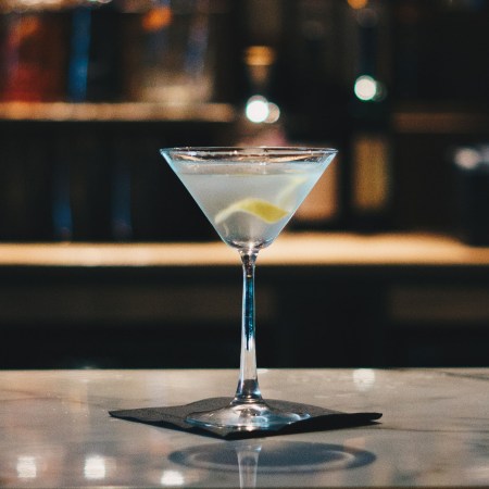A vesper martini