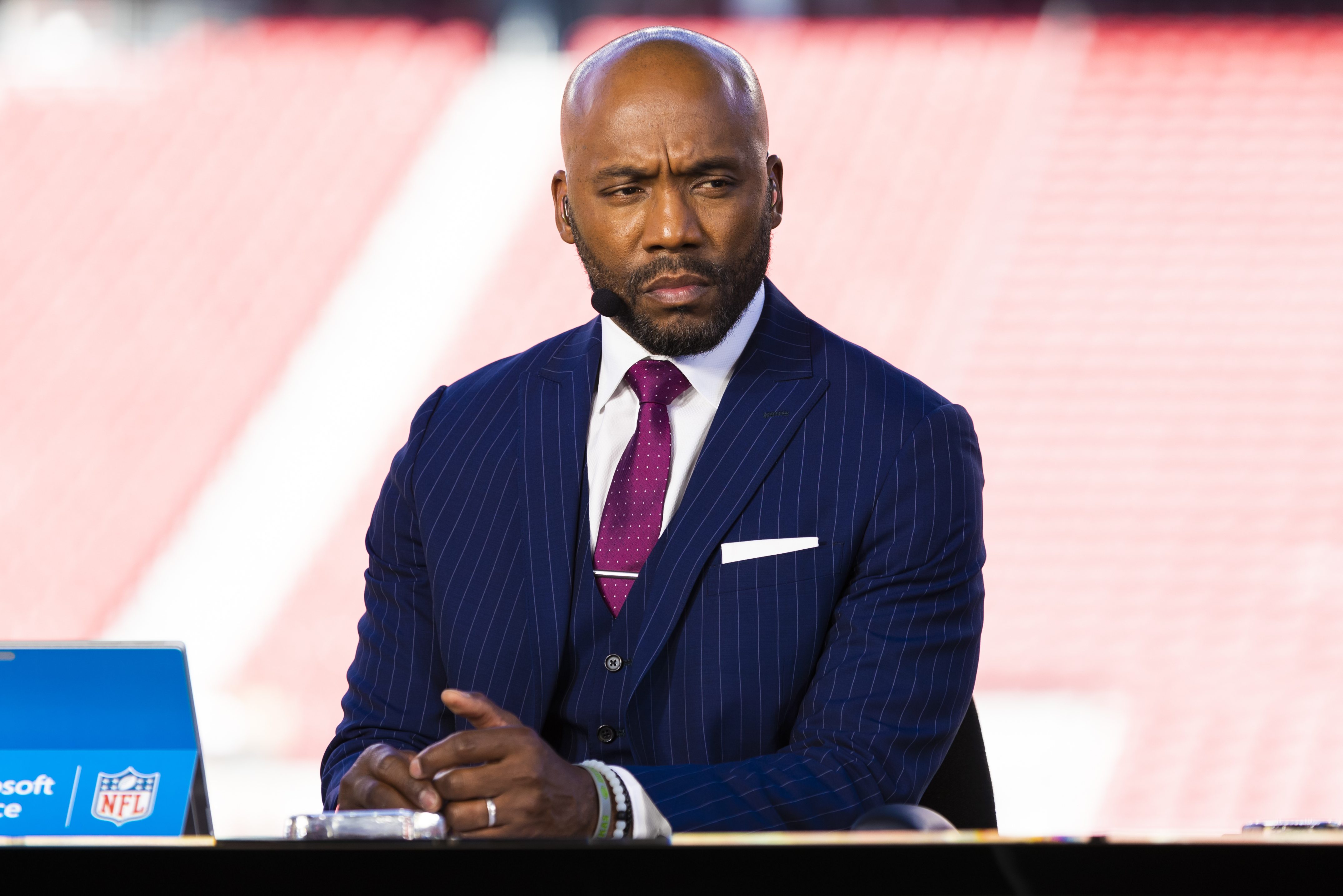 ESPN analyst Louis Riddick at Levi's Stadium in Santa Clara