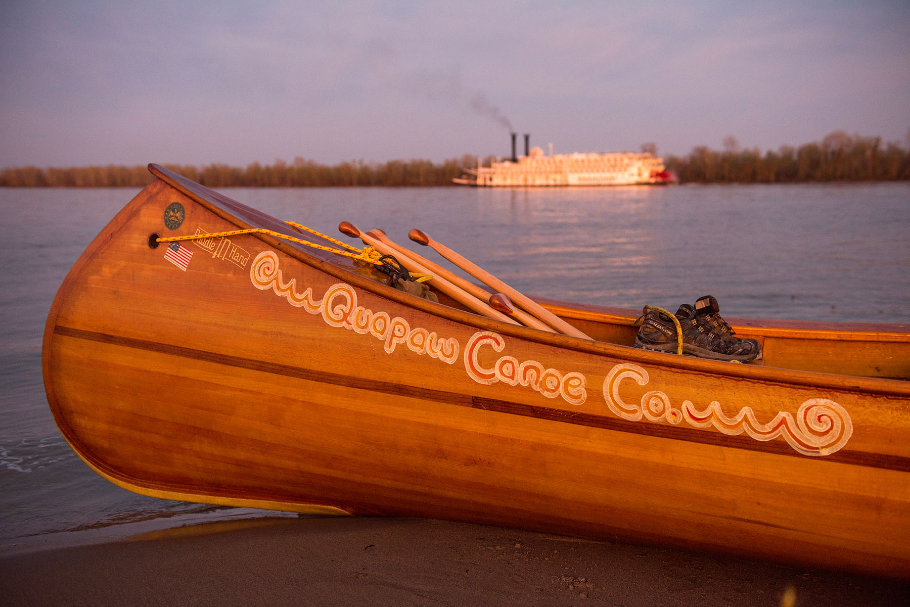 One of Ruskey's Quapaw Canoes