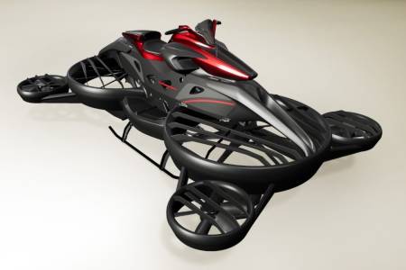 XTurismo Limited Edition, a new hoverbike from Japanese startup A.L.I. Technologies