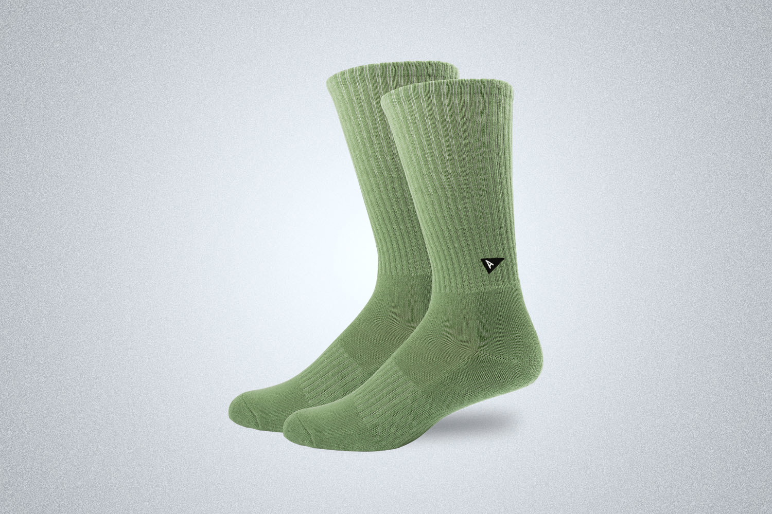 a pair of neon green socks from Arvin Goods