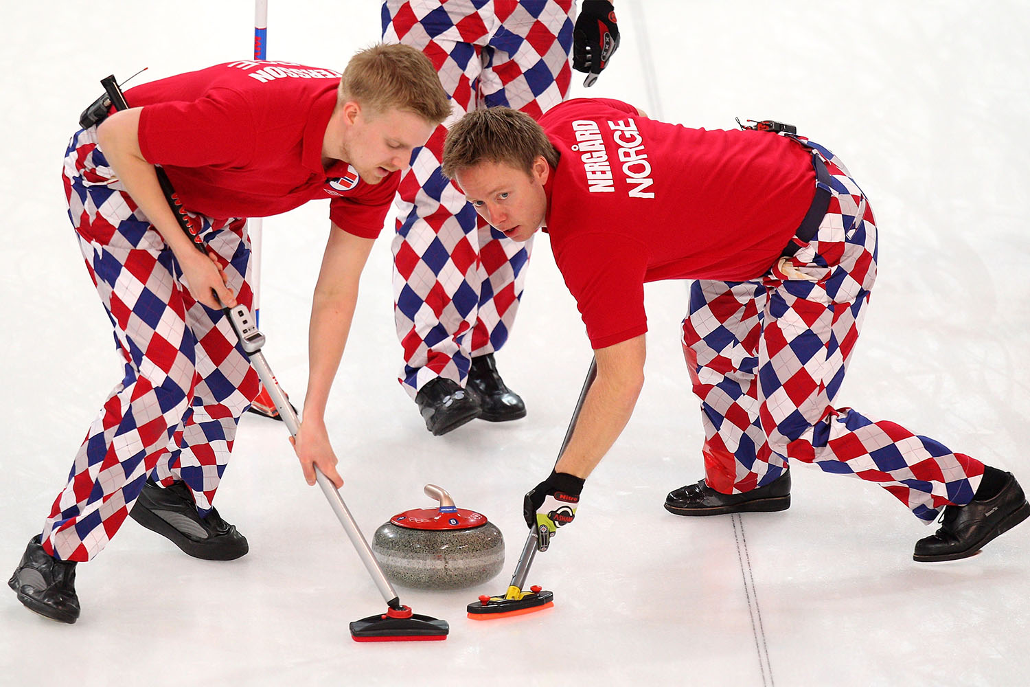 The olympic curling outfits for the 2010 olympics