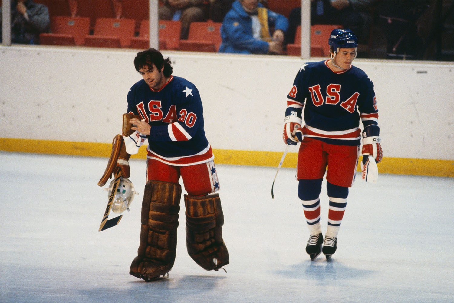 Two players from the infamous 1980 Miracle on Ice