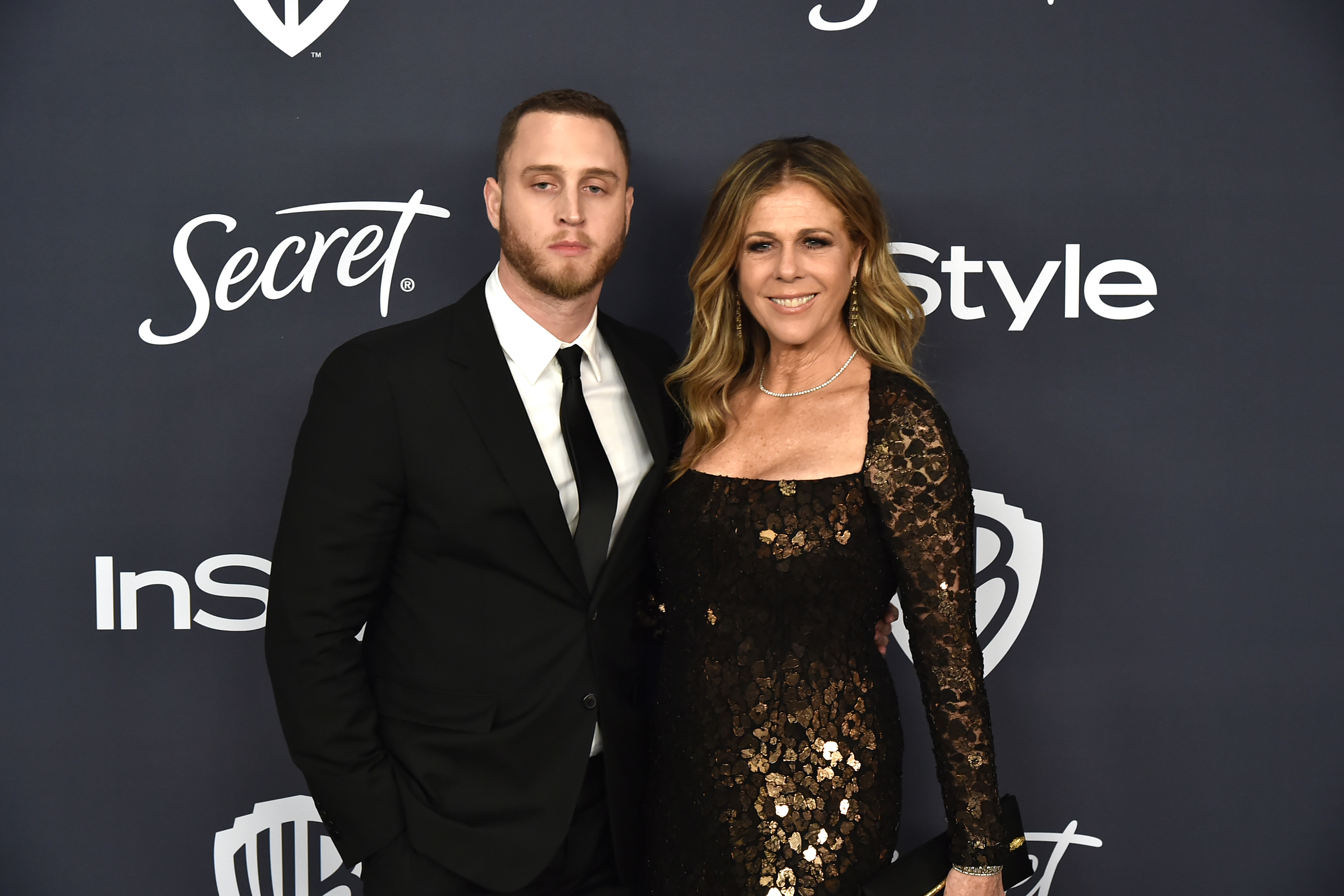 Chet Hanks and Rita Wilson attend the Warner Brothers and InStyle 21st Annual Post Golden Globes After Party on January 05, 2020 in Beverly Hills, California. In a new YouTube video posted in February 2022, Chet Hanks says growing up he didn't have a "strong male role model."