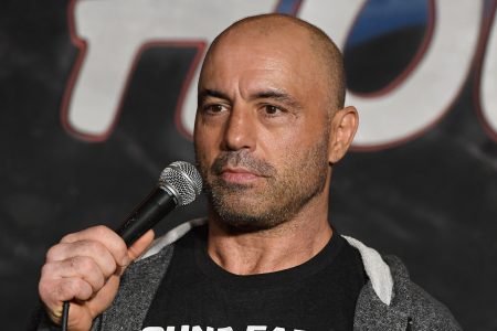 Joe Rogan performs during his appearance at The Ice House Comedy Club on May 10, 2017 in Pasadena, California.
