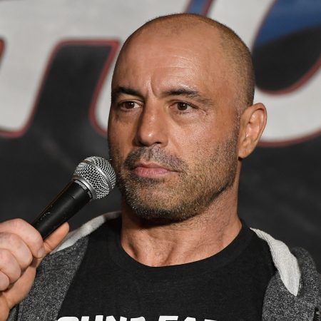 Joe Rogan performs during his appearance at The Ice House Comedy Club on May 10, 2017 in Pasadena, California.