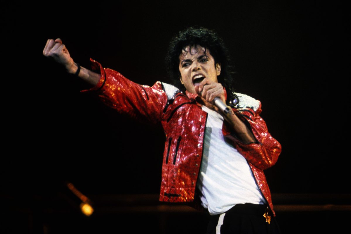 Michael Jackson performs in concert circa 1986. Lionsgate reportedly picked up the distribution rights to "Michael," an upcoming Jackson biopic.