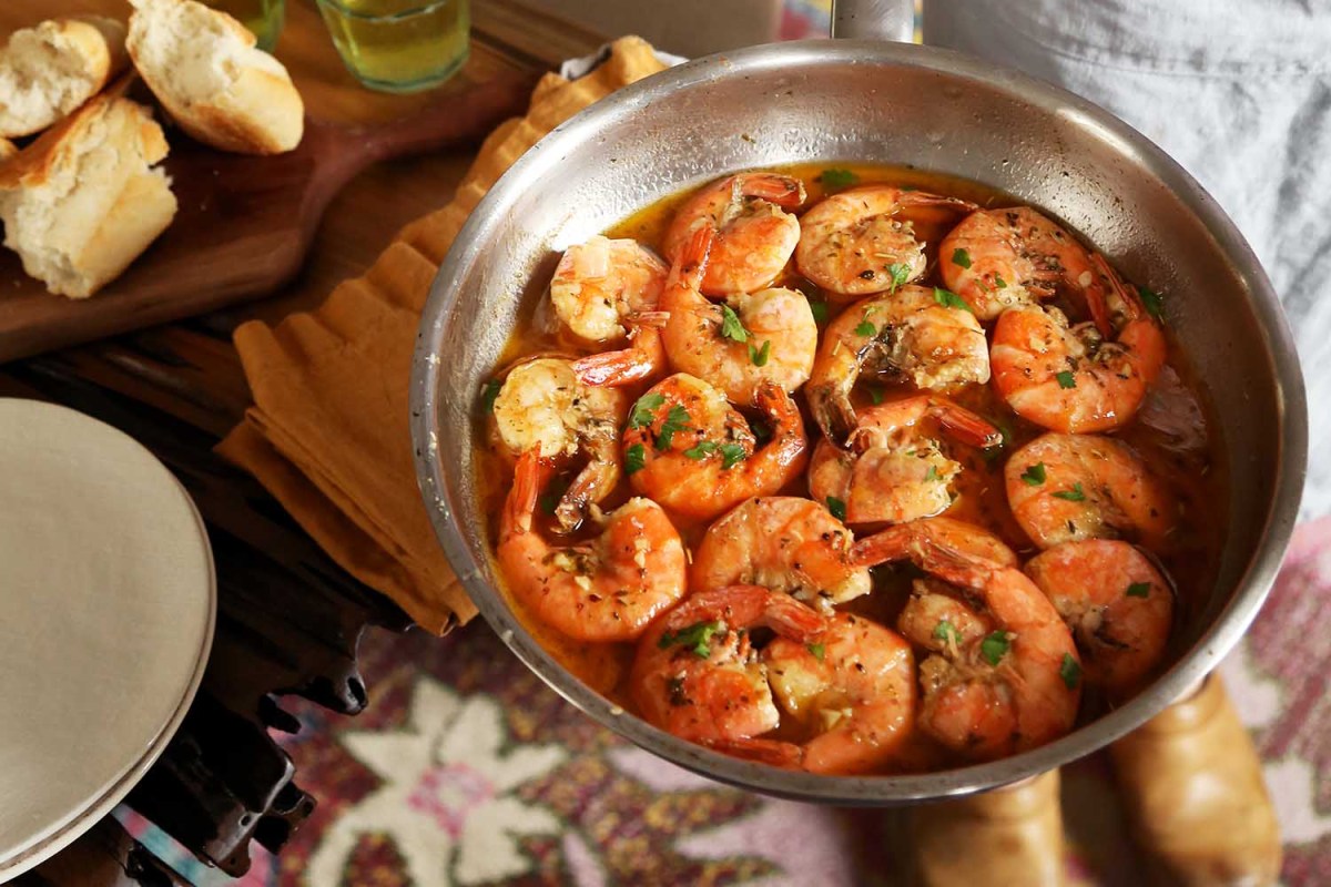 New-Orleans Style BBQ Shrimp Recipe perfect for Mardi Gras