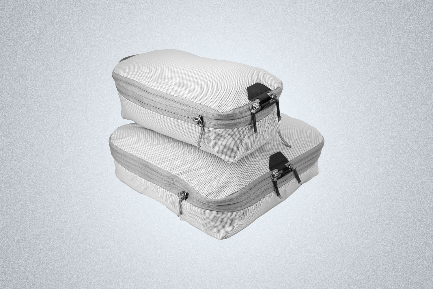 Peak Design Packing Cubes in black and white