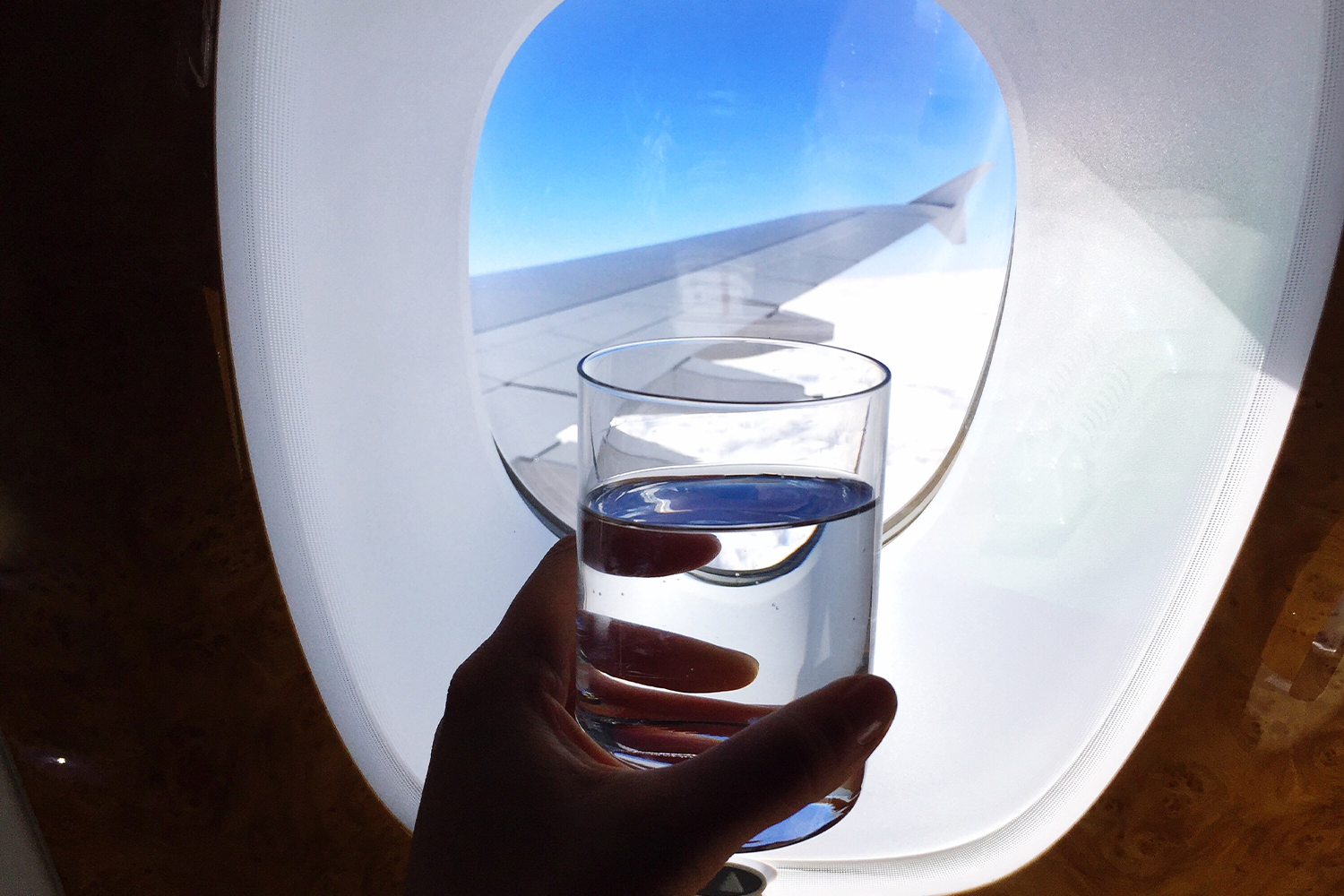 Here’s Why You Should Never Forget to Drink Water Inflight