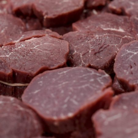 Cuts of beef tenderloin - a startup called Air Protein is attempting to create animal-free versions of meat by pulling CO2 from the air