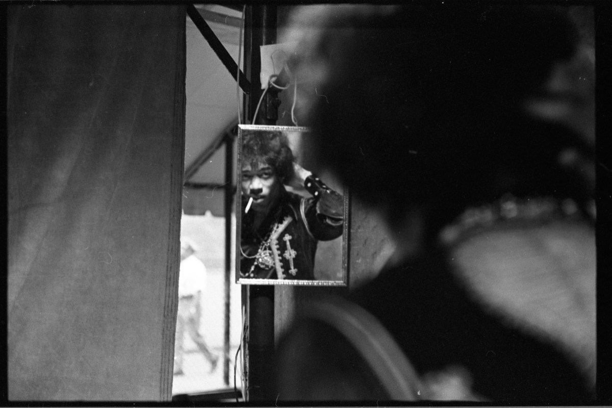 Jimi Hendrix, "Mirror Image" by Jerry Schatzberg, 1967