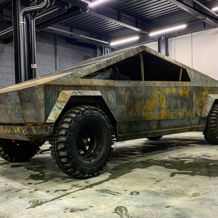 A replica Tesla Cybertruck built by the Russian YouTubers at Garage 54. We talked to Vladislav Barashenkov about building the UAZ-based vehicle