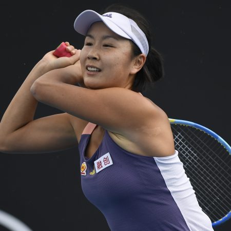Peng Shuai of China in action at the 2020 Australian Open. The 36-year-old tennis player recently called her previous sexual assault allegations and international outcry "an enormous misunderstanding."