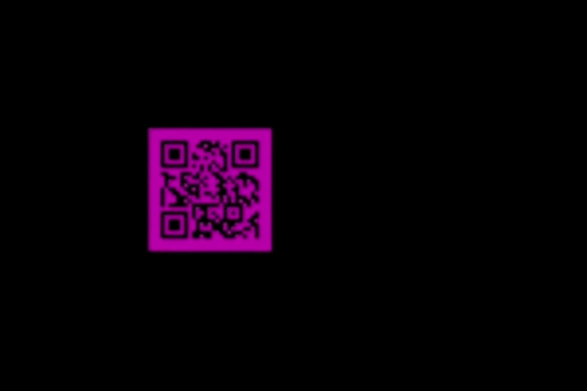 The floating QR code in Coinbase's Super Bowl ad, which was so popular it crashed Coinbase's app