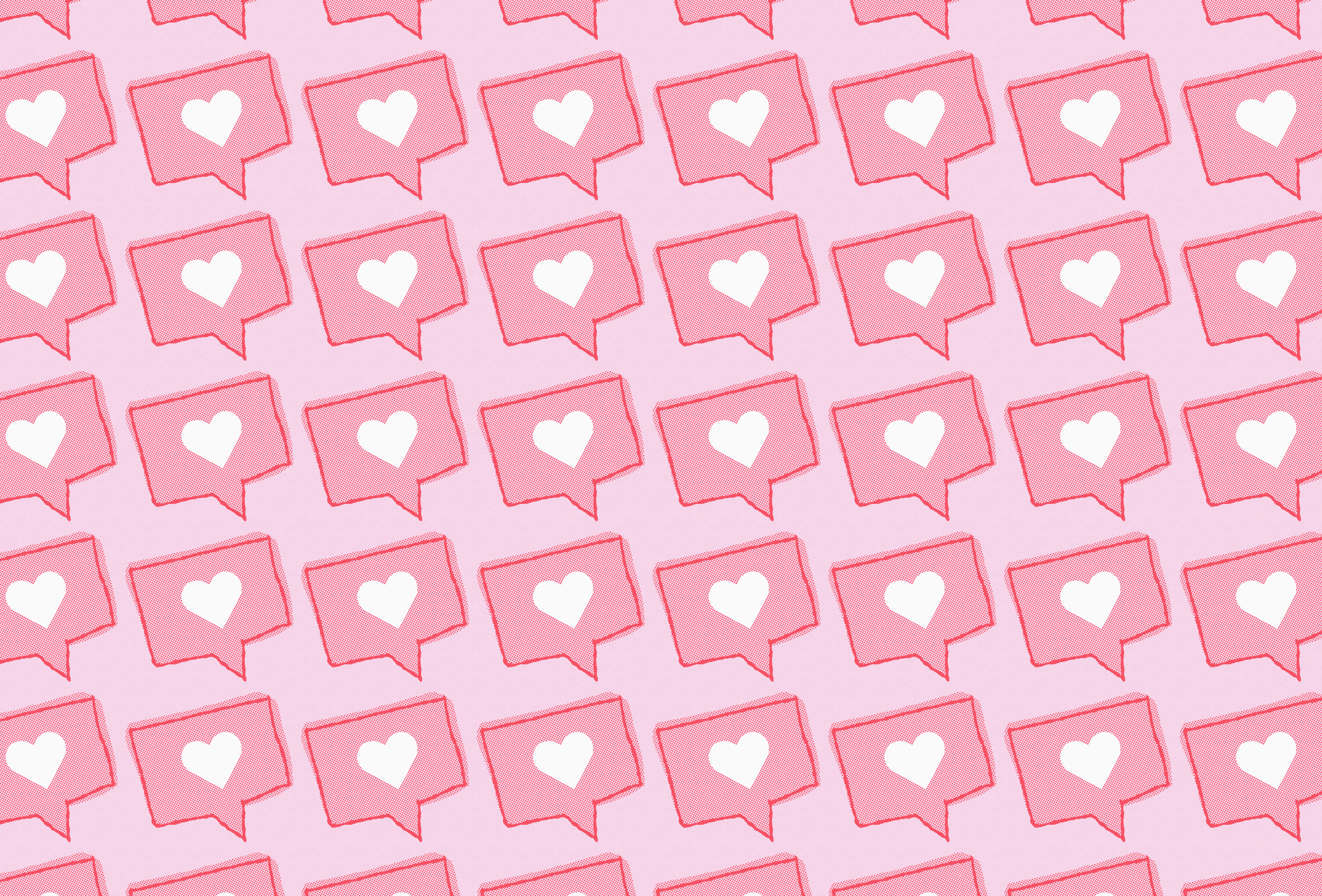 Digital art like icon pattern