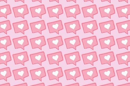 Digital art like icon pattern