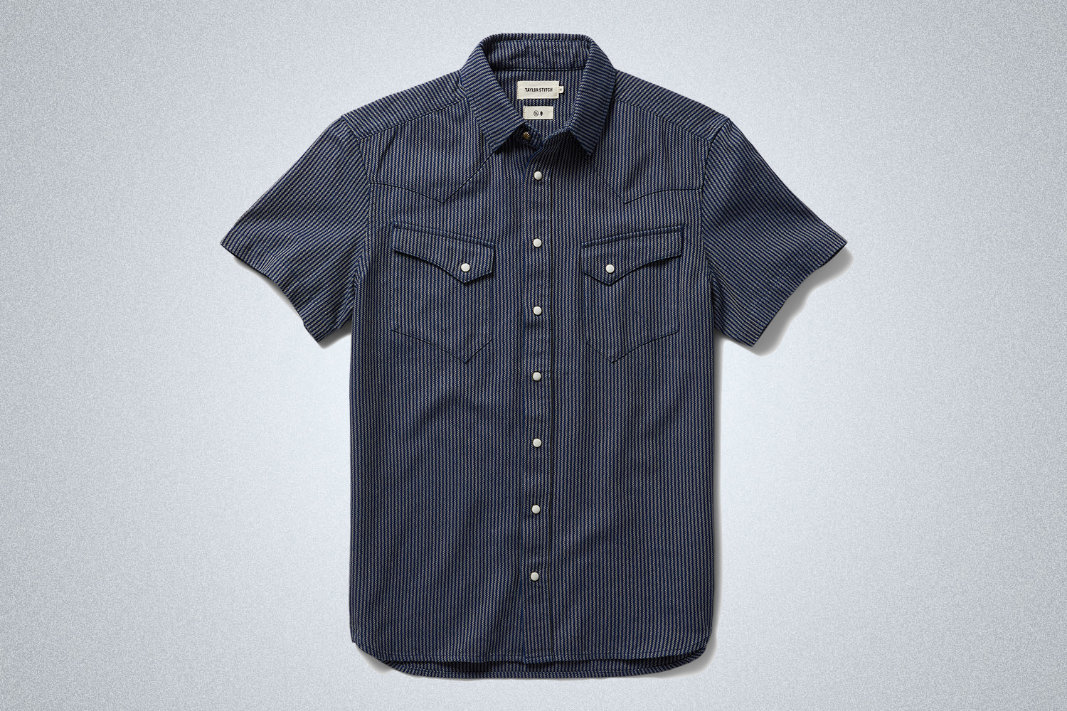 The men's Western Roped Indigo Shirt from Huckberry and Taylor Stitch
