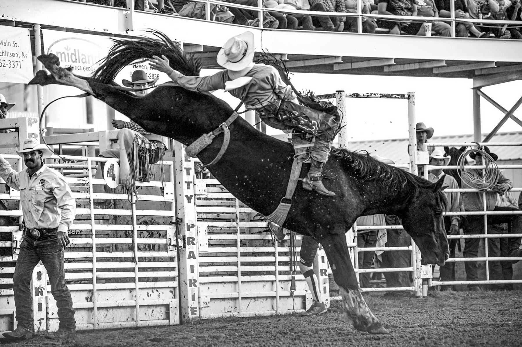 “The title of this picture is The Beast. It was shot in Kansas at a rodeo. To me, the horse looks like this massive beast,” Krantz says,” If you look at the size of the horse and the size of the guy, you're like, ‘Holy cow. How can you stay on something like that?’ He's a bronco rider. This guy is probably not getting bucked off yet. He's in a pretty great position right there. But he probably will not last for more than four seconds.”