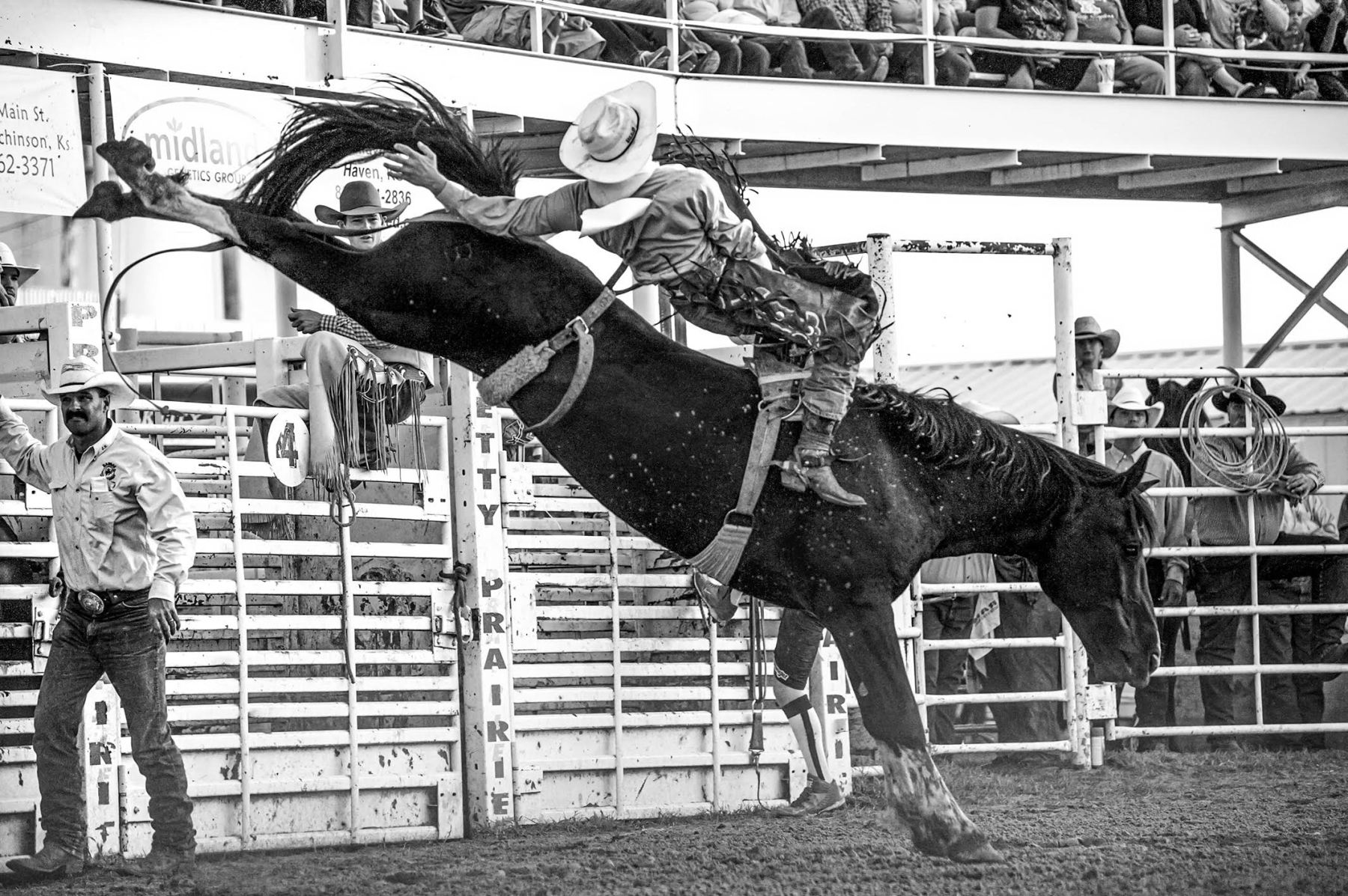 “The title of this picture is The Beast. It was shot in Kansas at a rodeo. To me, the horse looks like this massive beast,” Krantz says,” If you look at the size of the horse and the size of the guy, you're like, ‘Holy cow. How can you stay on something like that?’ He's a bronco rider. This guy is probably not getting bucked off yet. He's in a pretty great position right there. But he probably will not last for more than four seconds.”