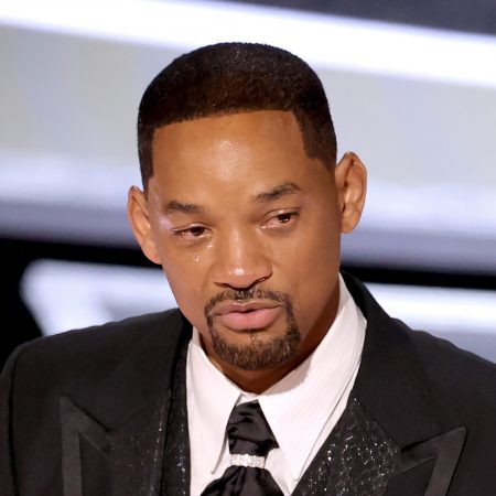 Will Smith accepts the Actor in a Leading Role award for ‘King Richard’ onstage during the 94th Annual Academy Awards.