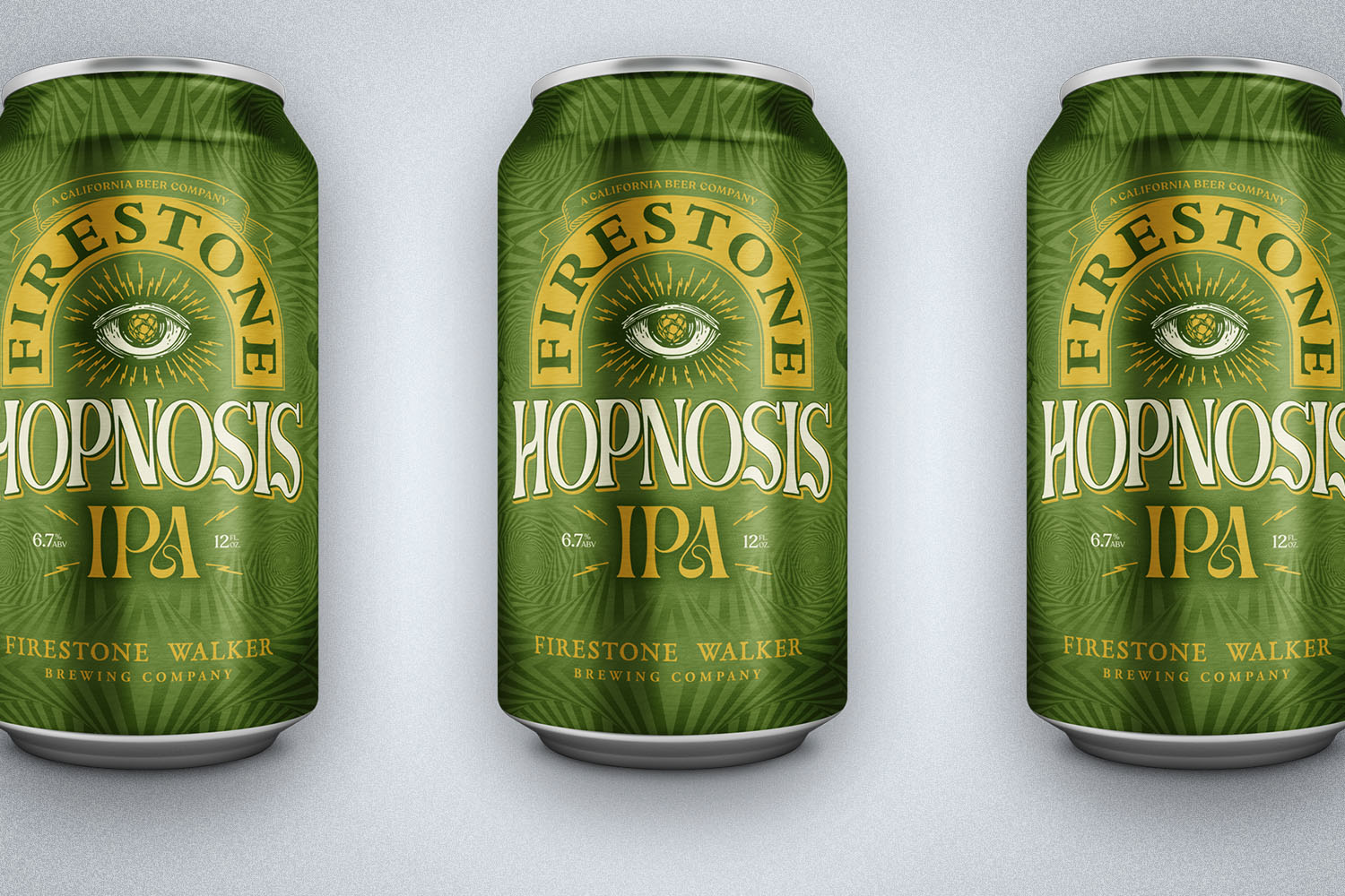 A collage of the Hopnosis Beer on a grey background