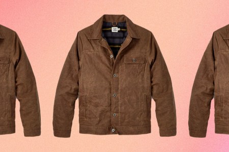 A waxed lined trucker jacket collage