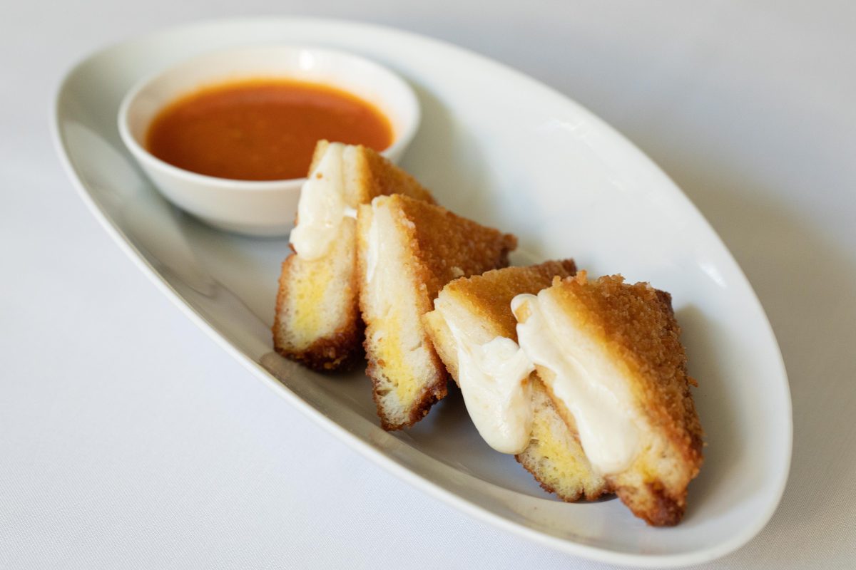 Ashley Rath, the executive chef at Saint Theo in NYC, makes a mean mozzarella in carrozza
