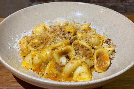 The bolognese that Marc Forgione serves at his Italian restaurant Peasant in New York City. We got the recipe.
