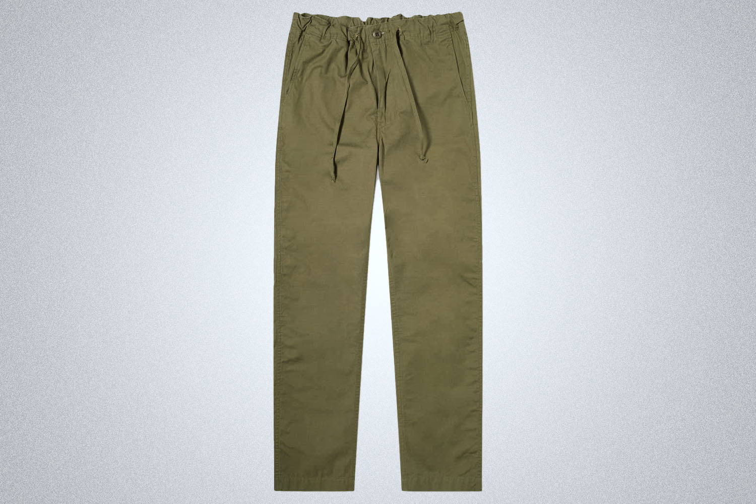 a pair fo chinos on a grey background