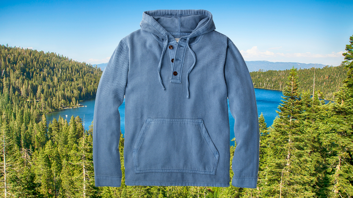 Throw on the Outerknown Blanket Hoodie when adventure calls