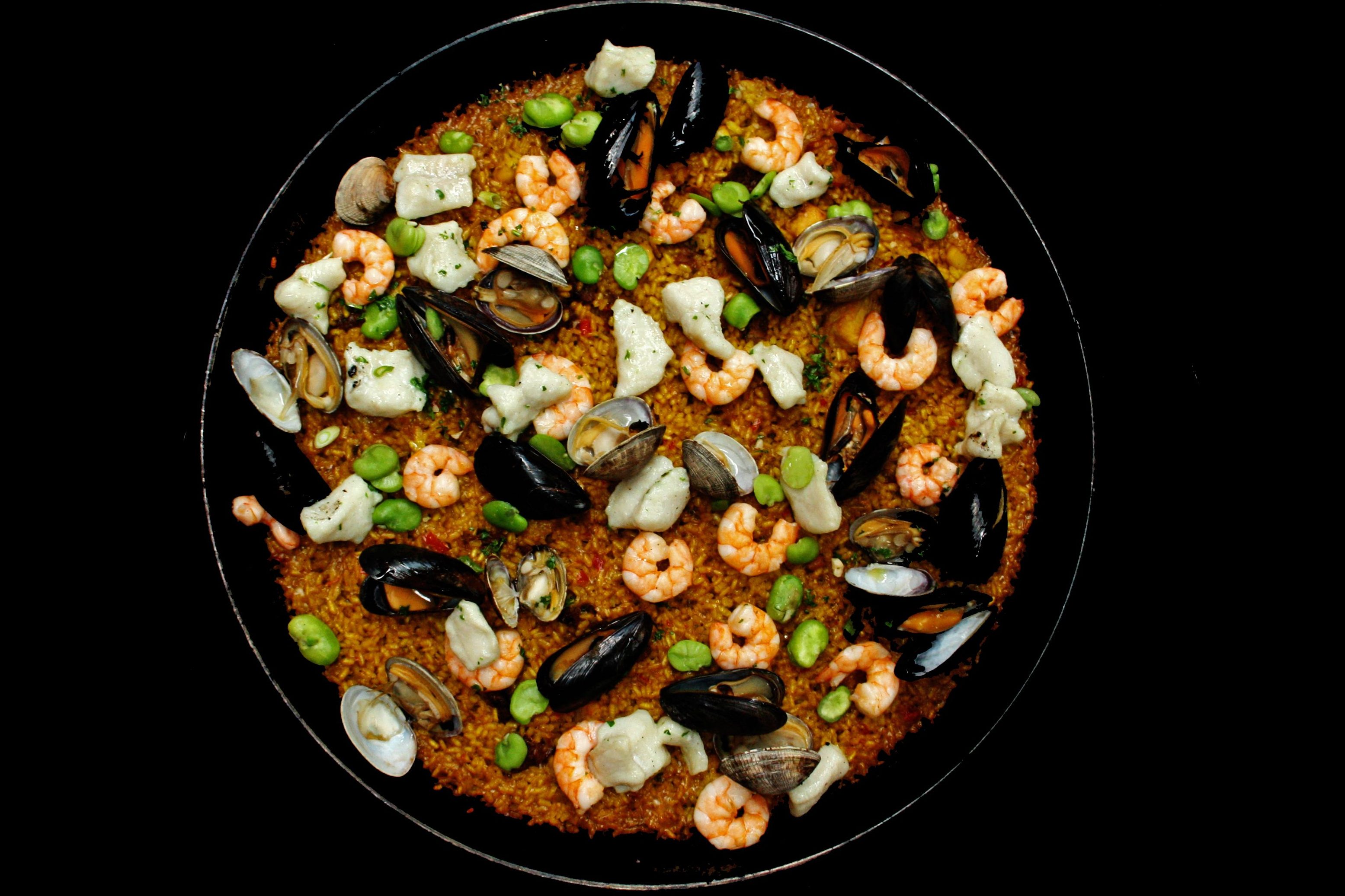 Portion size isn't an issue at NYC's Socarrat Paella Bar.