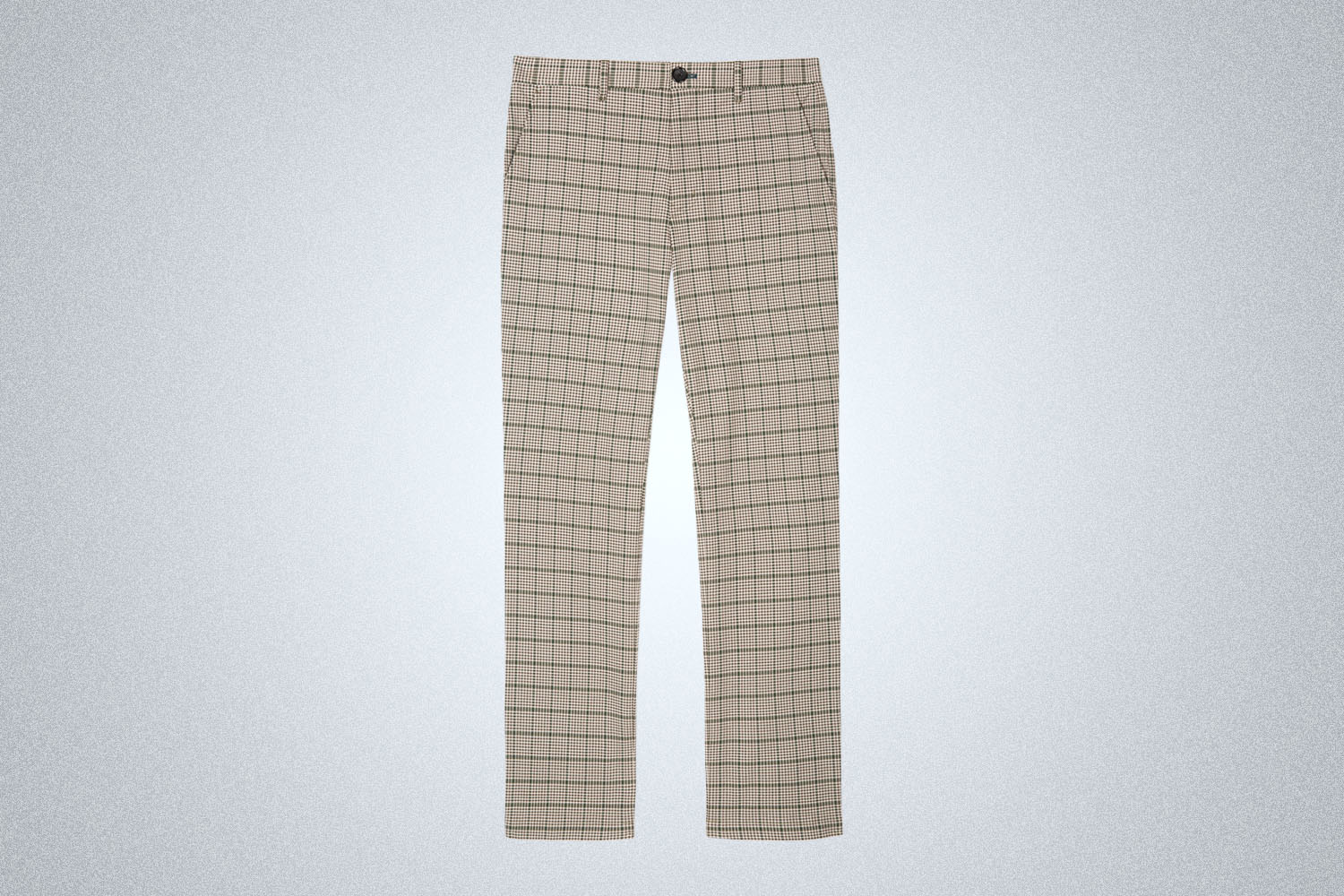 a pair fo chinos on a grey background
