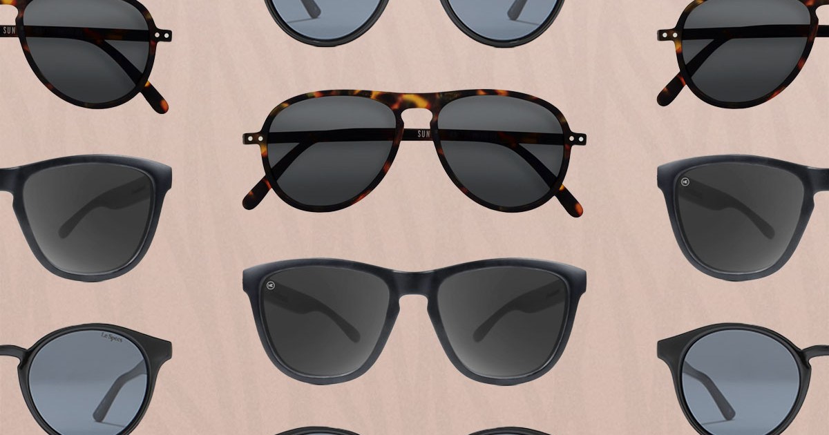 A collage of sunglasses
