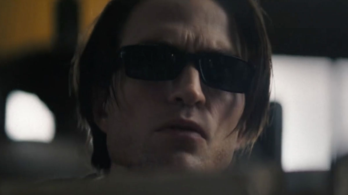 Robert Pattinson wearing Persol Sunglasses for "The Batman"