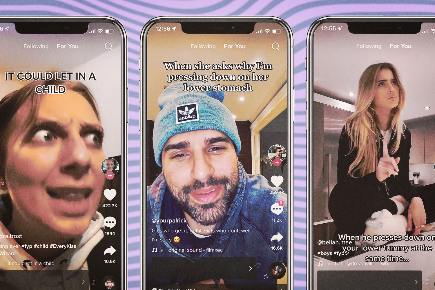 "You're creating what's almost like a clitoris sandwich."